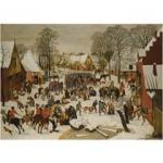 Peter Brueghel the Younger's The Massacre of the Innocents fetched 4.6m pds.stlg. at Sotheby's, the highest price of the summer Old Master season.